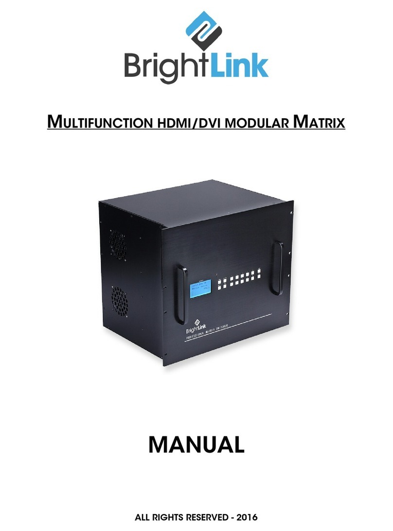 Brightlink HDMI0804 manual