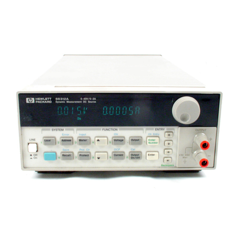 HP 66312A Operating instructions