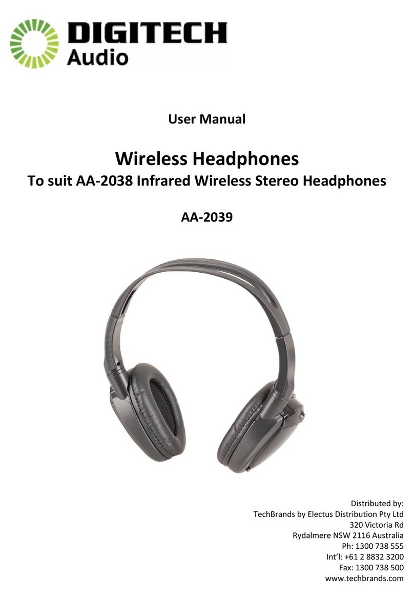 DIGITECH Audio AA-2039 user manual
