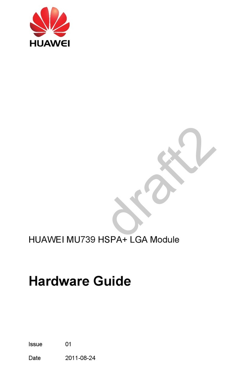 Huawei MU739 Hardware guide