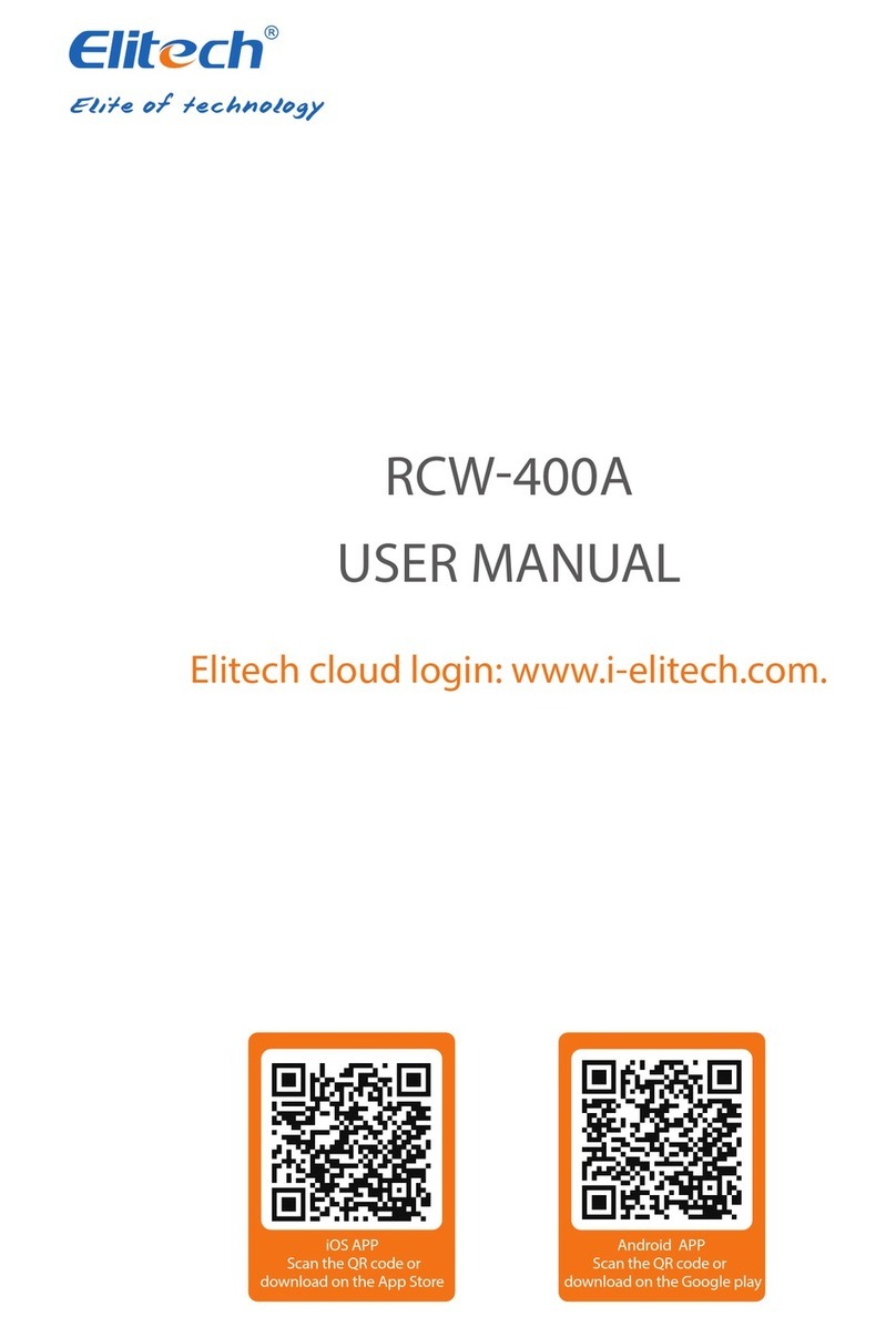 Elitech RCW-400A user manual