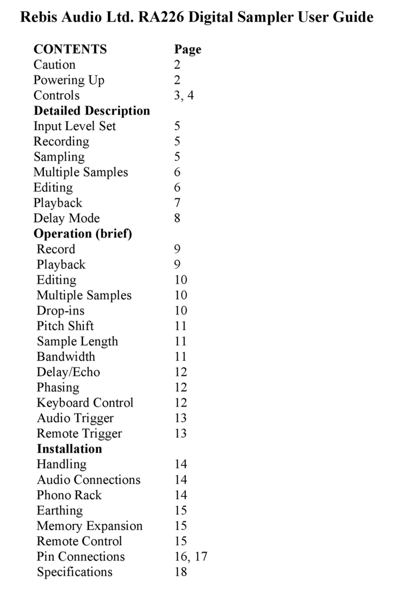 Rebis Audio RA226 user guide