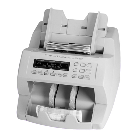 CUMMINS ALLISON Universal JetScan 4161 user guide