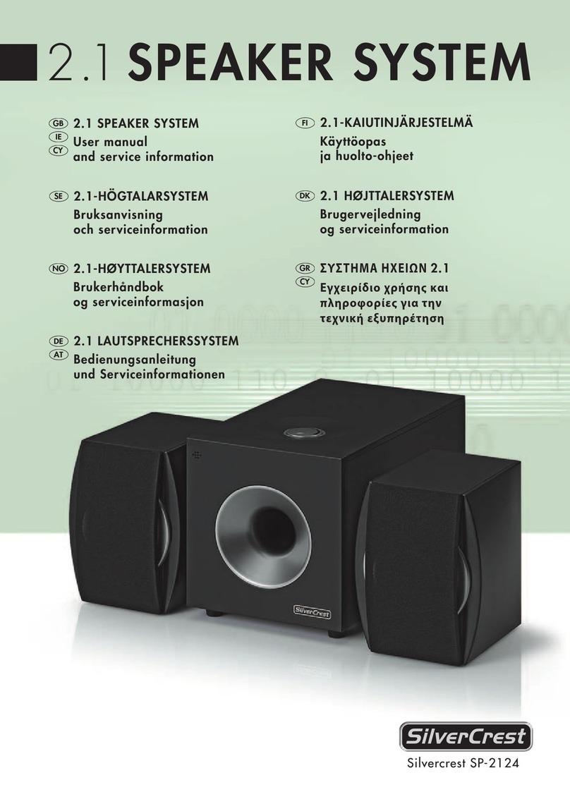 Silvercrest SP-2124 Instruction sheet