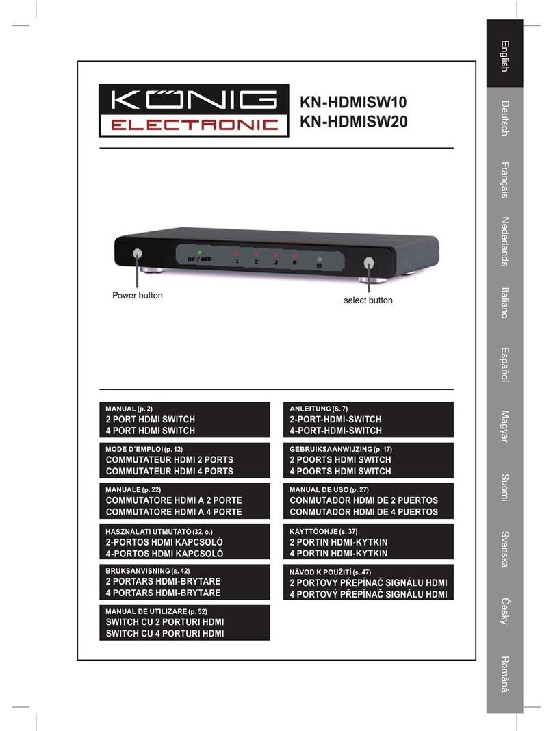 Konig KN-HDMISW10 manual