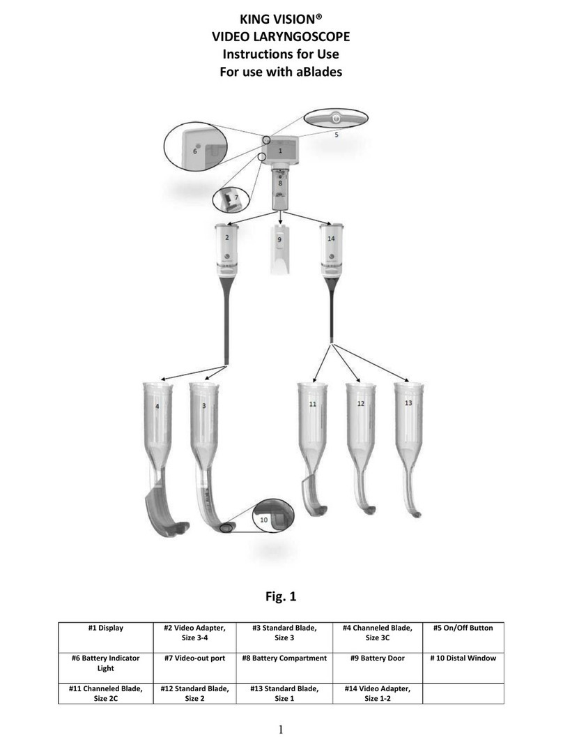 King Systems King Vision aBlade Instructions for use King Systems King Vision aBlade Instructions for use