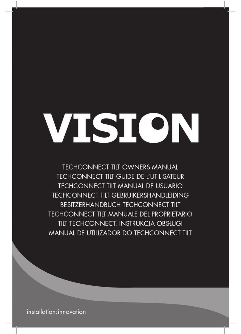 Vision TECHCONNECT TILT owner's manual