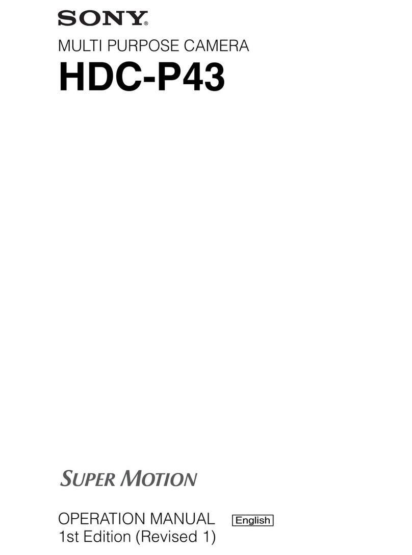 Sony HDC-P43 User manual