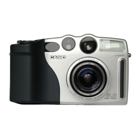 Casio QV 3000EX - Digital Camera - 3.3 Mpix Service manual & parts list