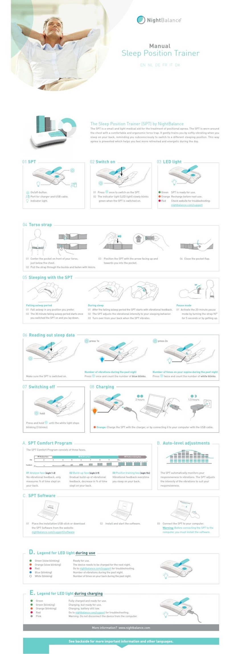 NightBalance Sleep Position Trainer manual NightBalance Sleep Position Trainer manual