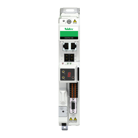 Nidec Digitax HD M75X Series quick start guide