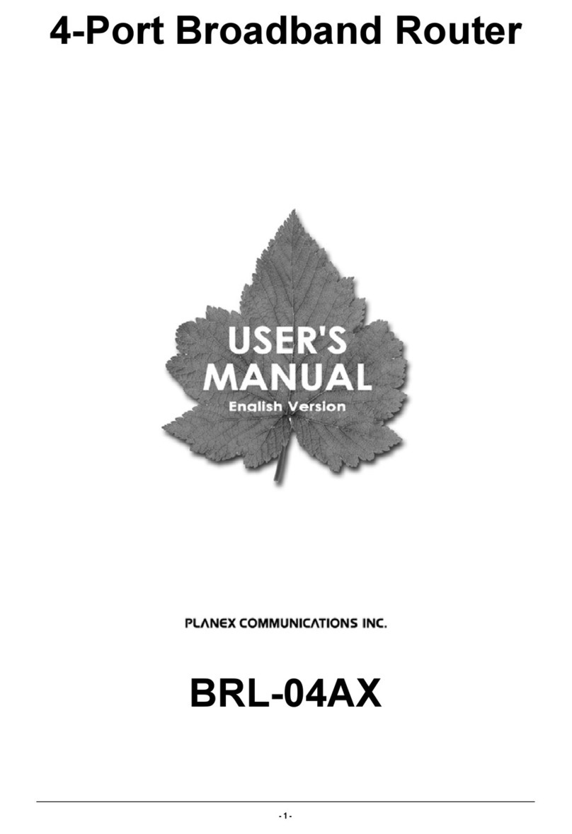 Planex BRL-04AX User manual