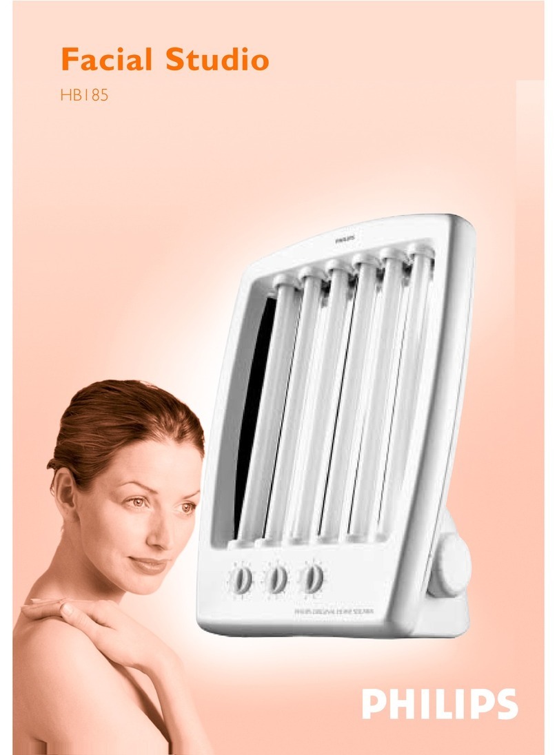 Philips Facial Studio HB185 User manual