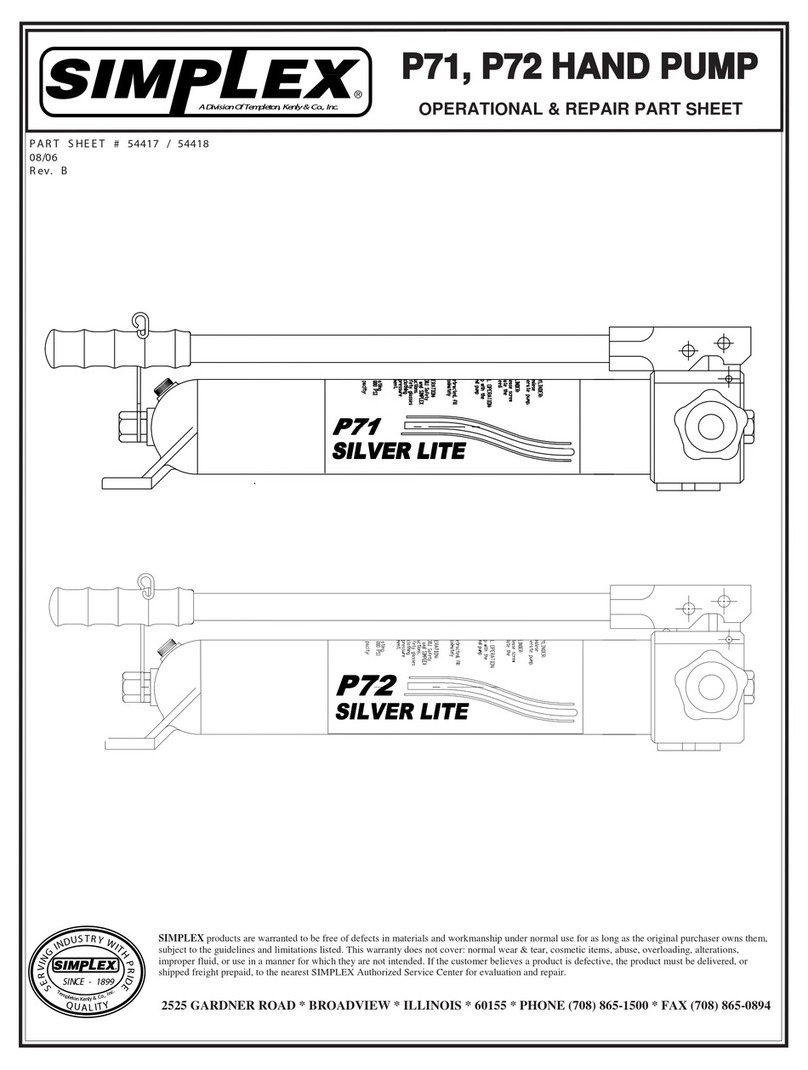 Simplex Silver Lite P72 Quick start guide Simplex Silver Lite P72 Quick start guide