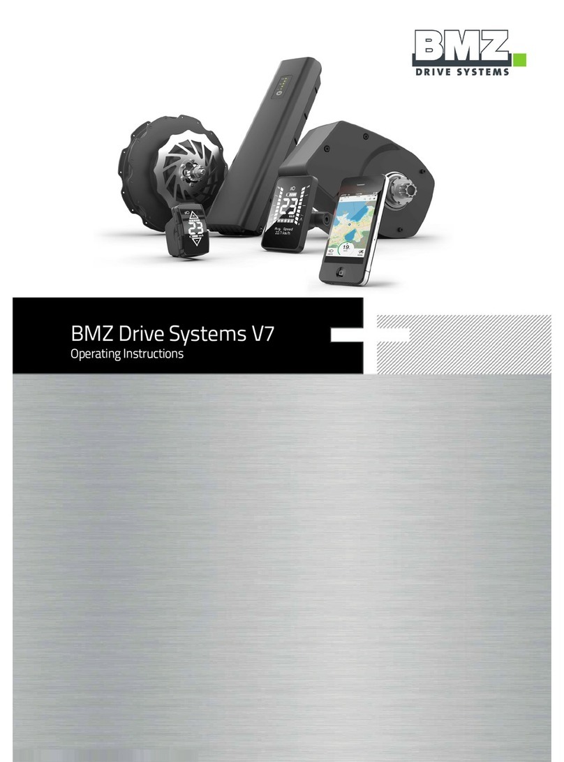BMZ Drive Systems V7 operating instructions