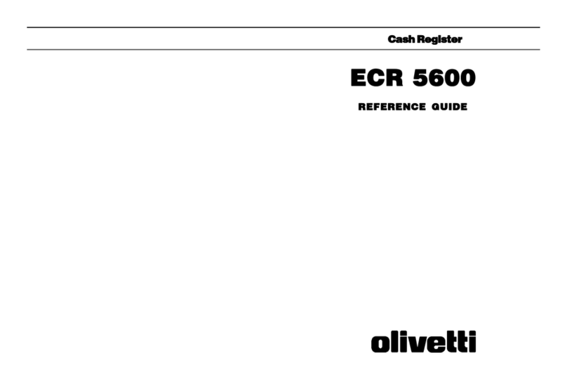 Olivetti ECR 5600 User manual