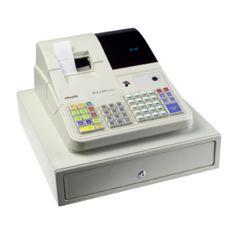 Olivetti ECR 2500 Euro User manual