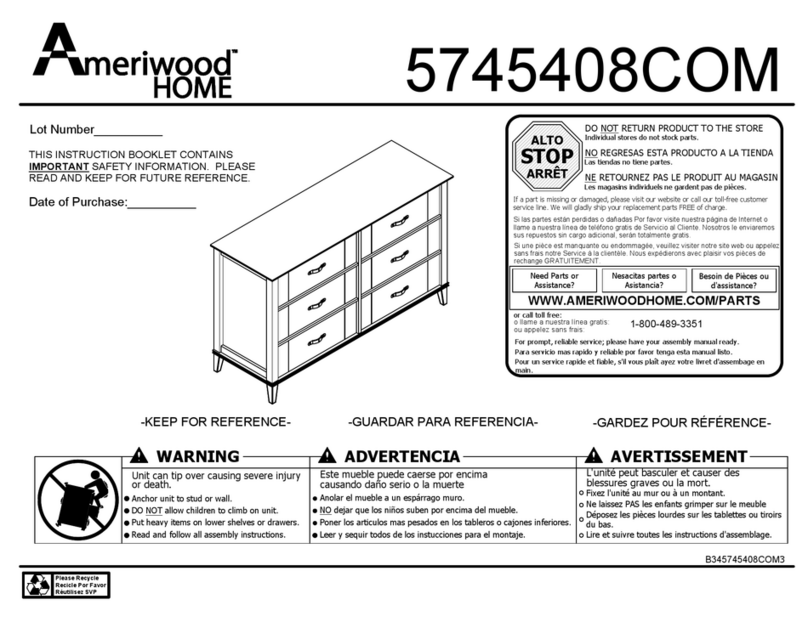 Ameriwood HOME 5745408COM manual