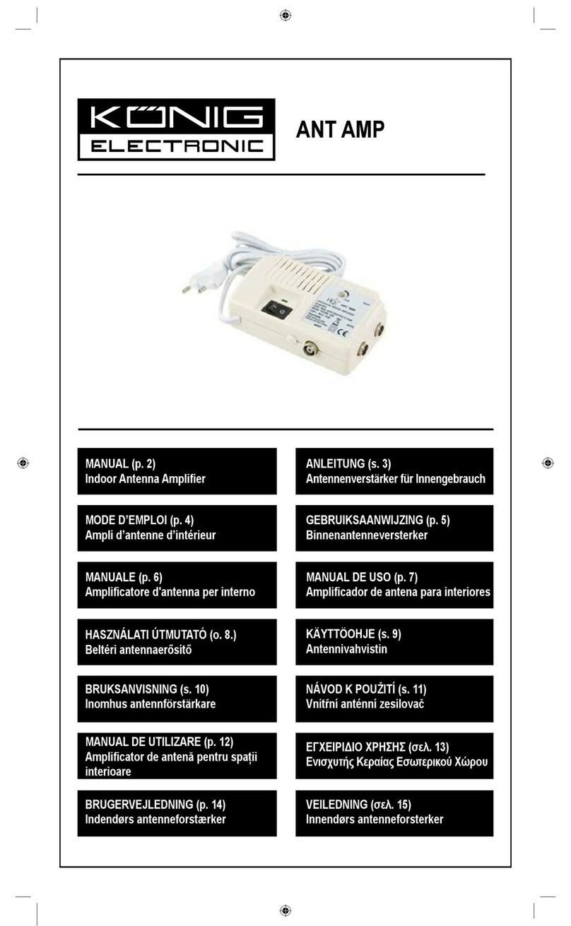 Konig ANT AMP manual