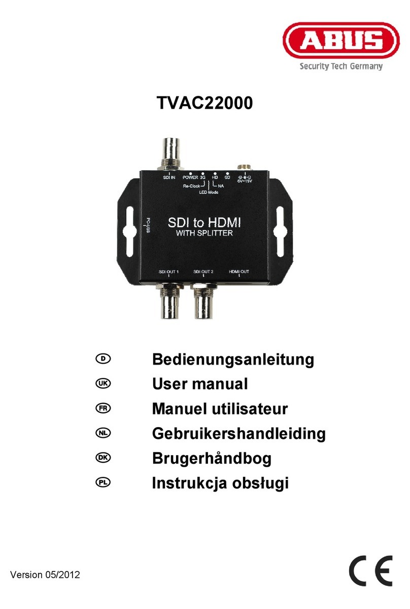 Abus TVAC22000 user manual