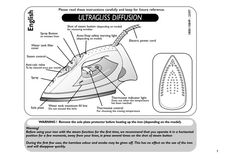 TEFAL FV31 Series User manual