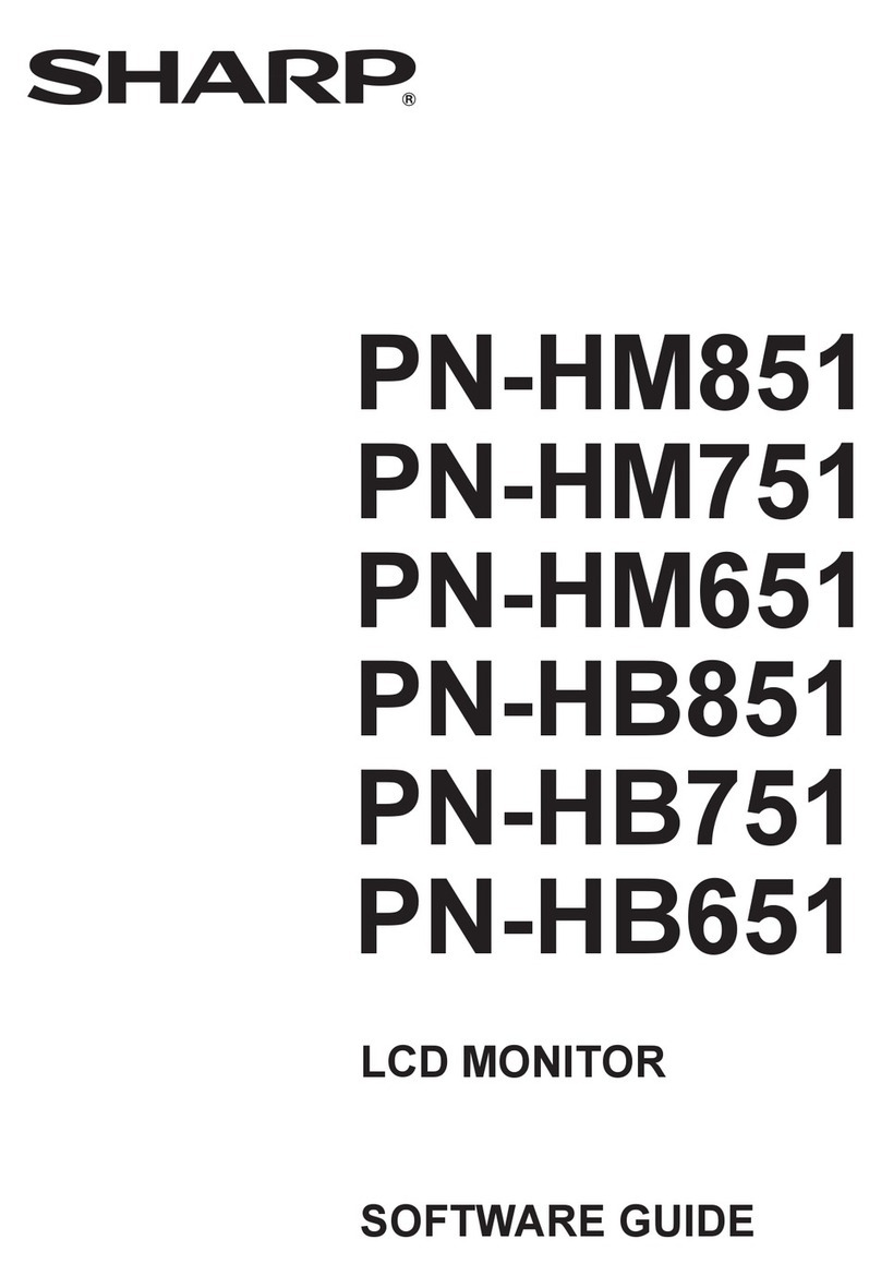 Sharp PN-HM851 Quick start guide Sharp PN-HM851 Quick start guide