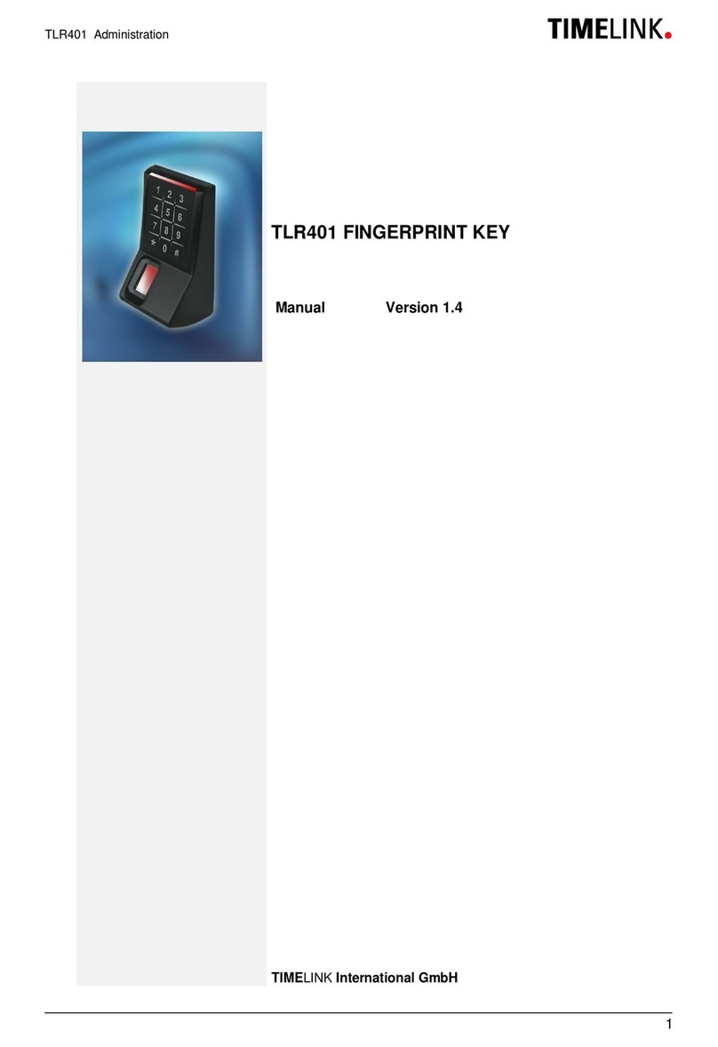 TimeLink TLR401 manual
