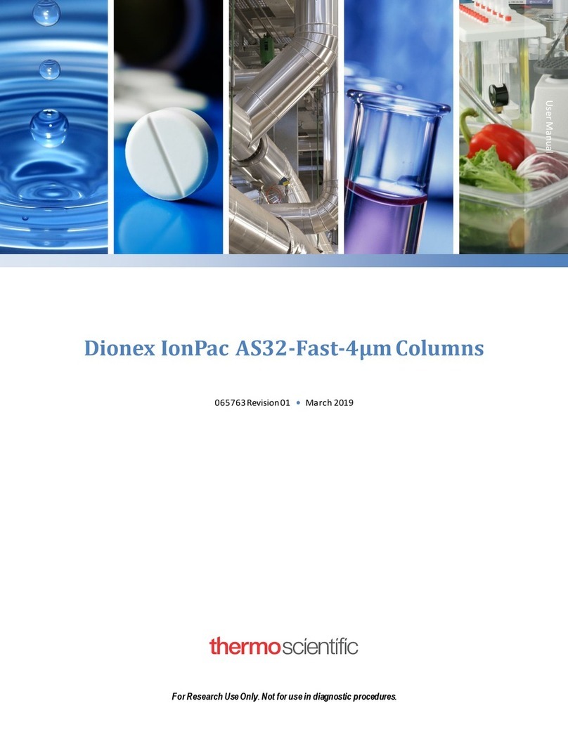 Thermo Scientific Dionex IonPac AS32-Fast-4mm Analytical User manual Thermo Scientific Dionex IonPac AS32-Fast-4mm Analytical User manual