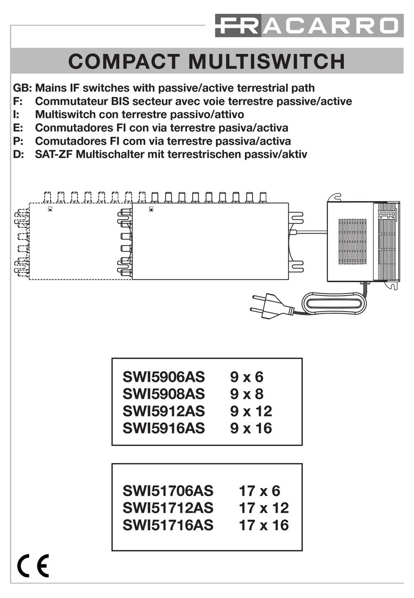 Fracarro SWI5906AS instructions Fracarro SWI5906AS instructions