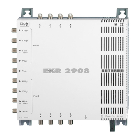 Kathrein EXR 2908 instructions
