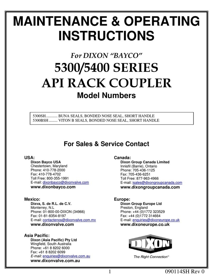 Dixon BAYCO 5300 Series Operating and maintenance manual