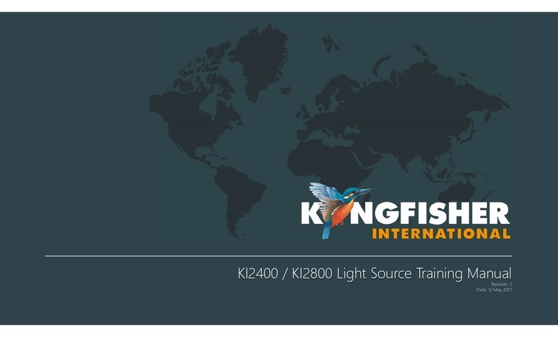 Kingfisher KI 2400 Series Training manual