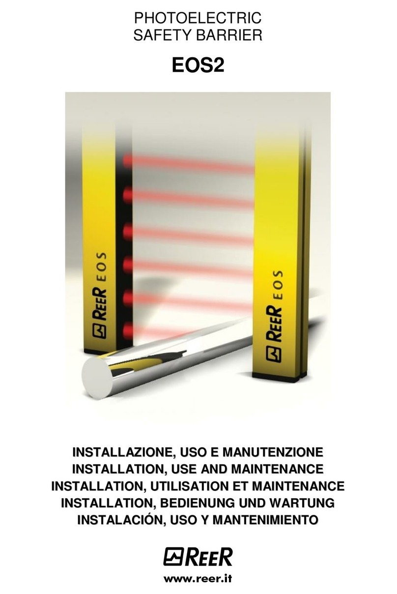 Reer EOS2 Installation, use and maintenance