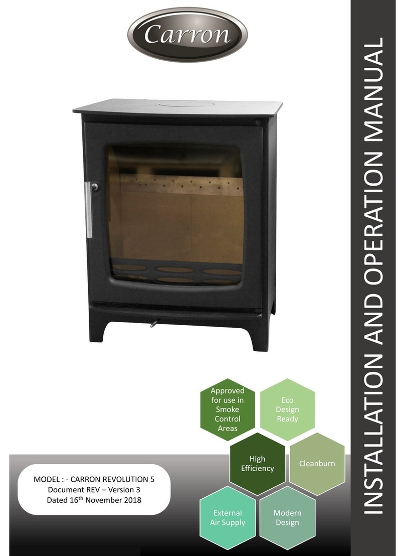 CARRON CARRON REVOLUTION 5 Installation and operation manual CARRON CARRON REVOLUTION 5 Installation and operation manual