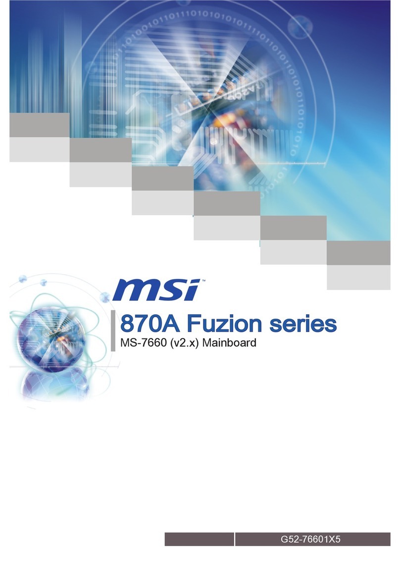 MSI 870A Fuzion Power Edition series User manual