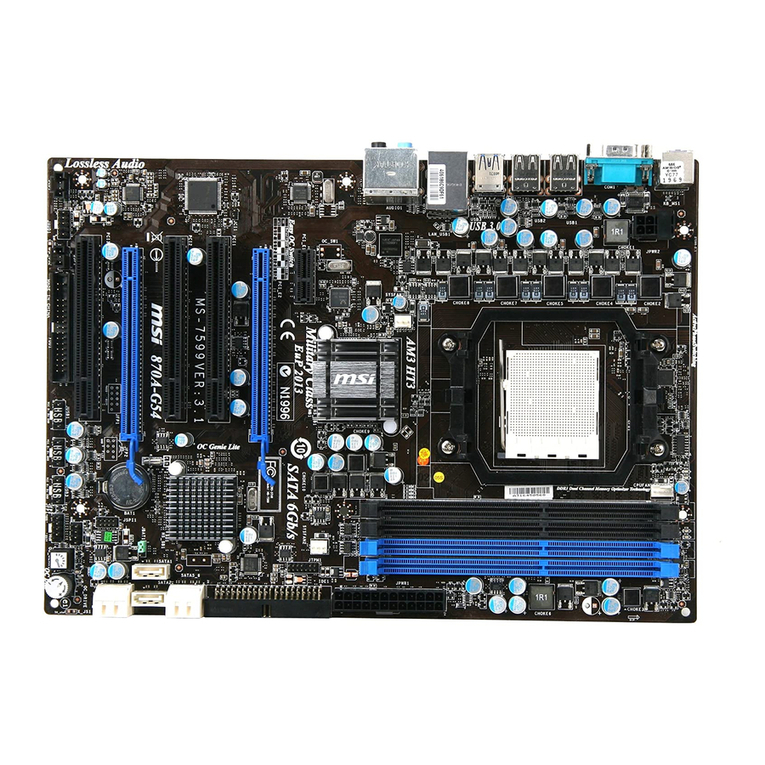 MSI 870A-G54 series user manual