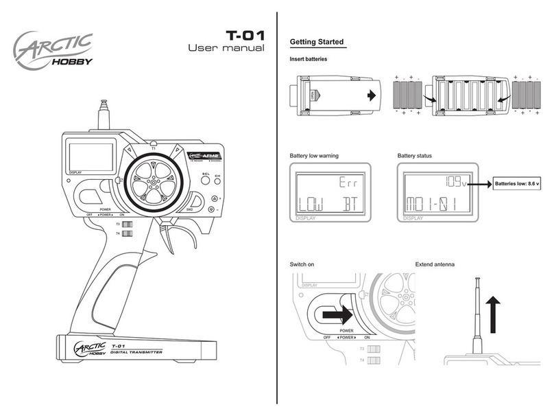 Arctic hobby T-01 User manual