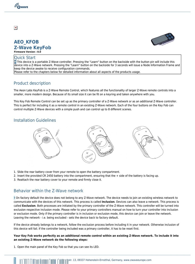 Aeon Labs KeyFob manual