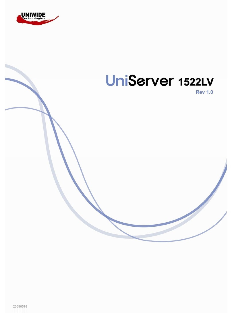 Uniwide UniServer 1522LV user guide