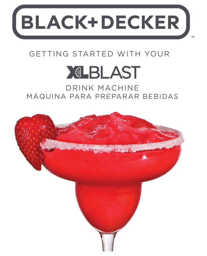 BLACK DECKER XL BLAST Getting started
