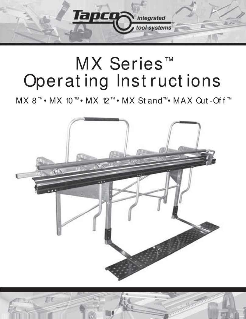 Tapco MX Series operating instructions