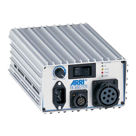 ARRI EB 400/575 D operating instructions