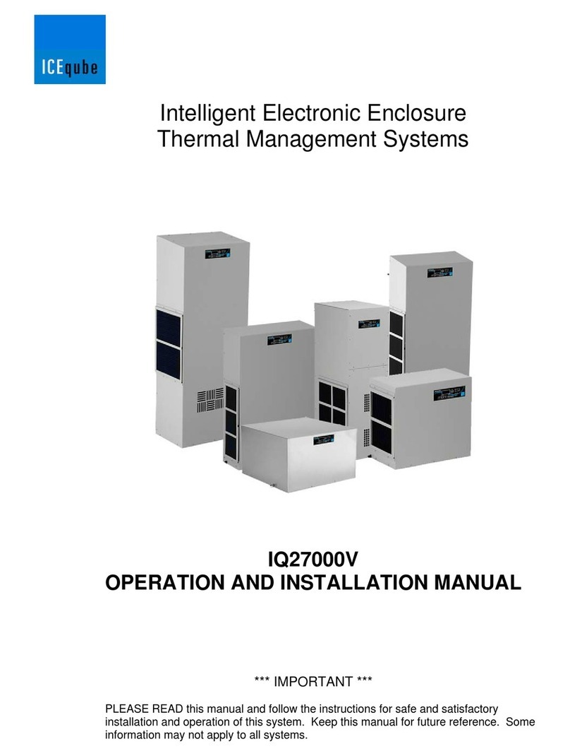 Ice Qube IQ27000V Operation and installation manual