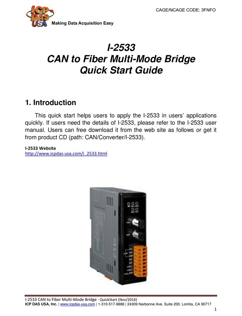 ICPDAS I-2533 quick start guide