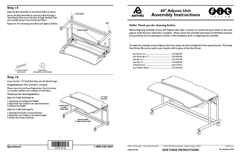 Anthro FAJ60zz/xx3 Series User manual