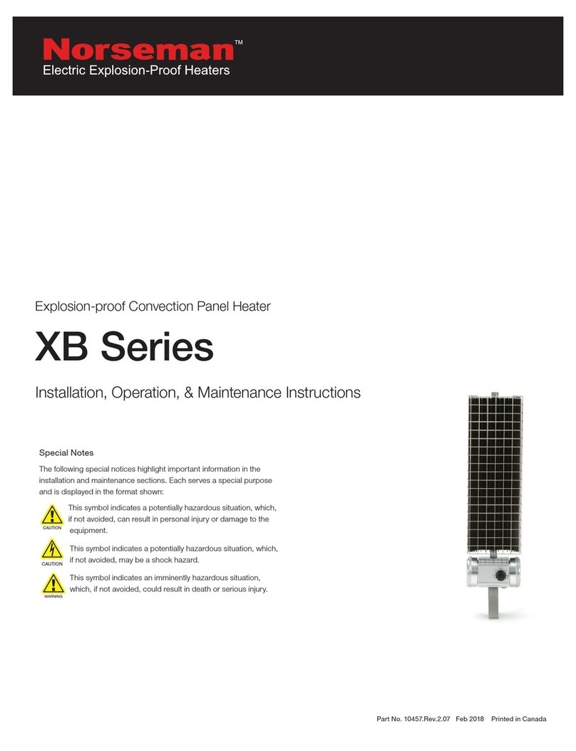 Norseman XB Series Installation, operation & maintenance instructions