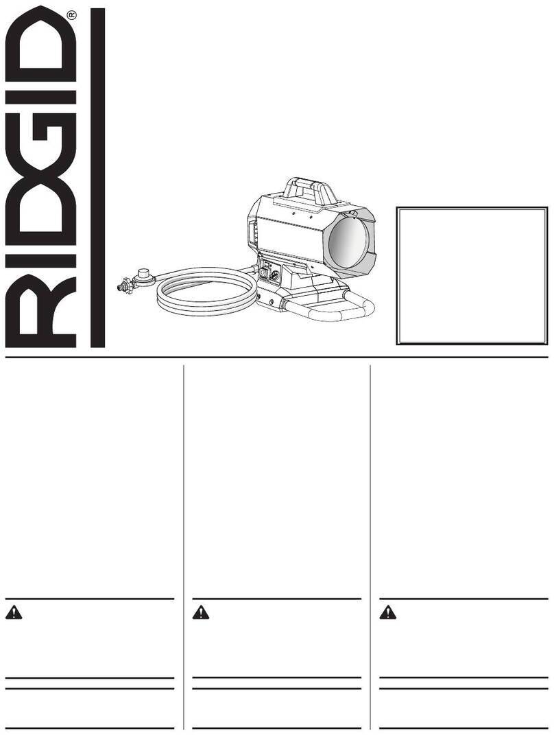 RIDGID R860424 Operator's manual RIDGID R860424 Operator's manual