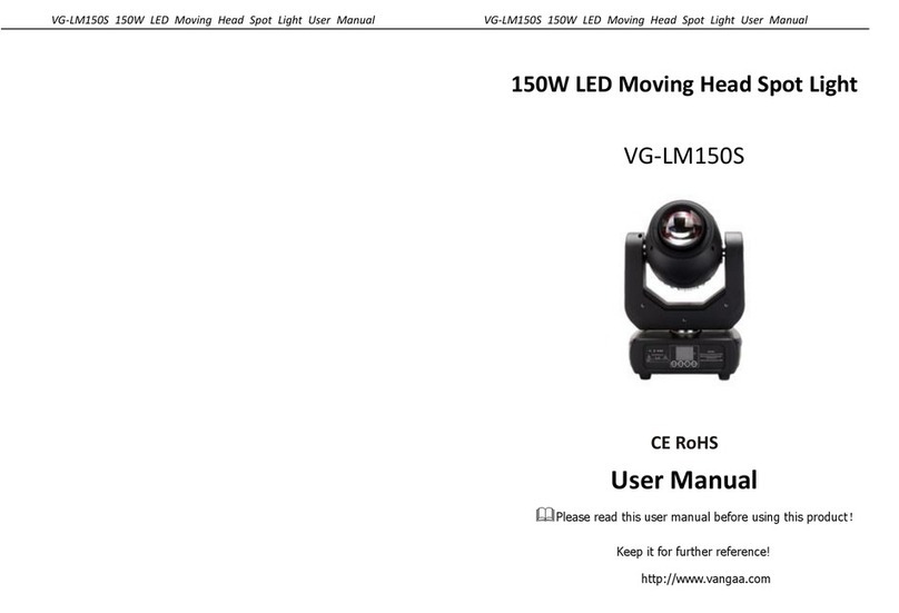 VanGaa Lighting VG-LM150S User manual
