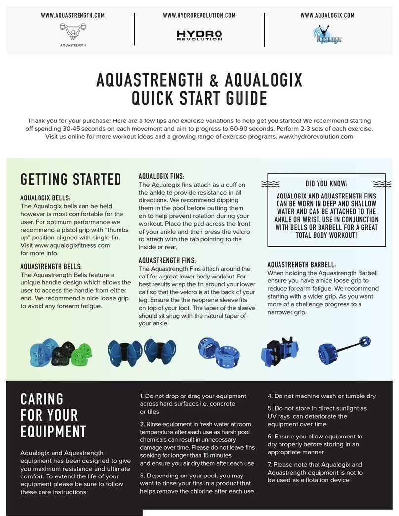 HYDRO REVOLUTION AQUALOGIX BELLS User manual