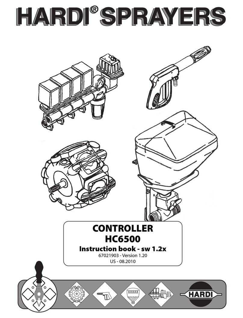 Hardi HC 6500 User manual Hardi HC 6500 User manual